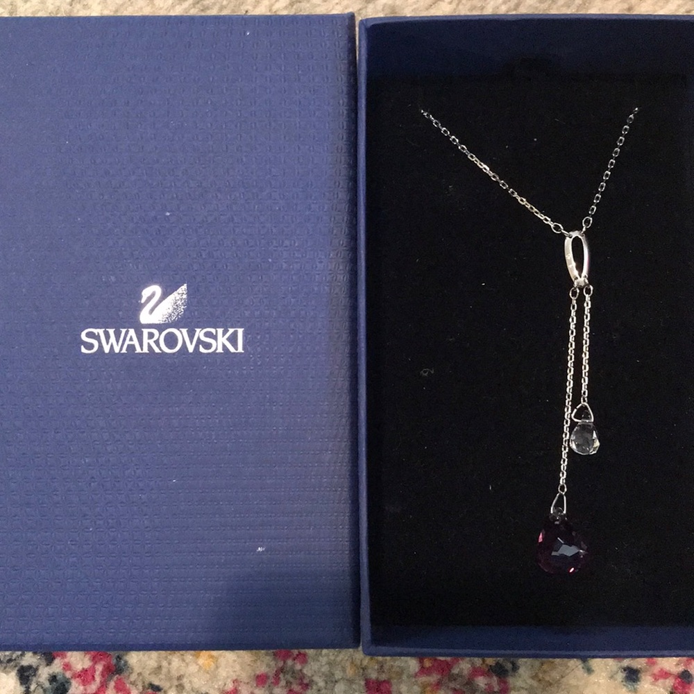 Swarovski Amethyst necklace!